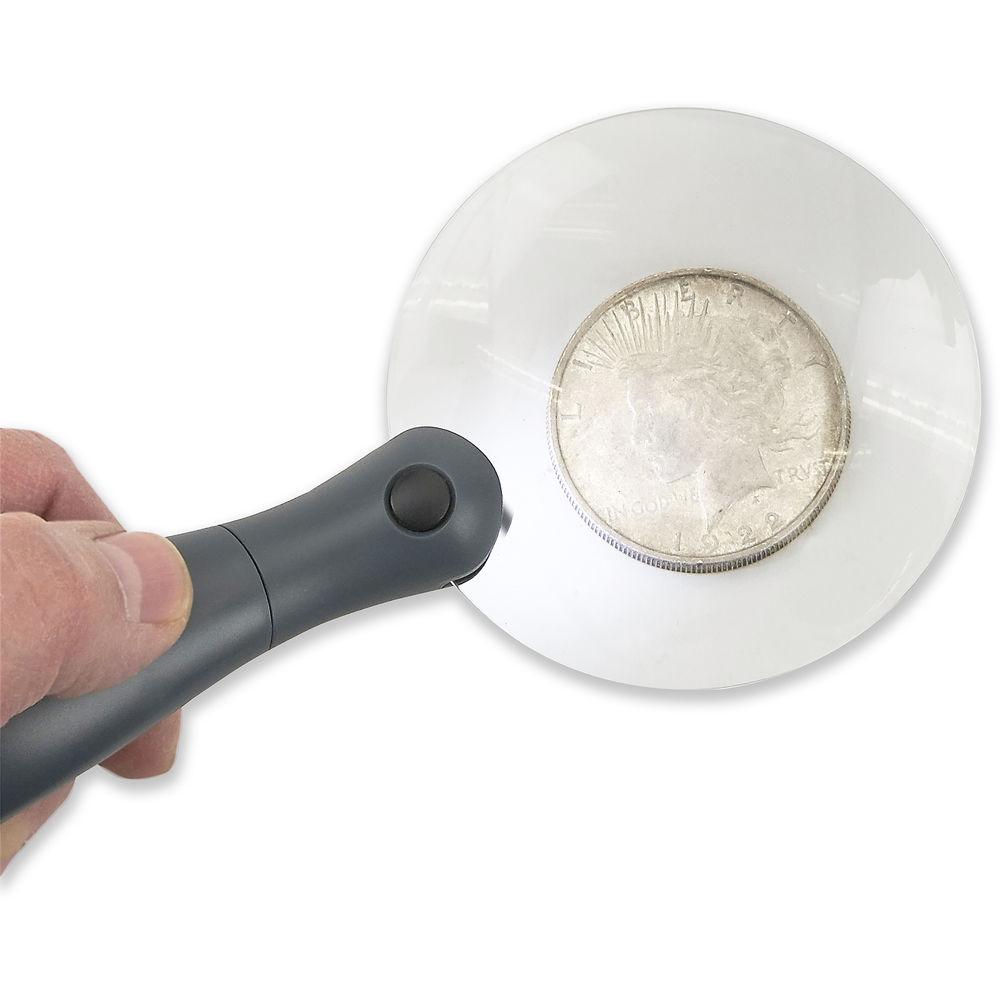 Carson Chargelt 3x Rechargeable Rimless Magnifier