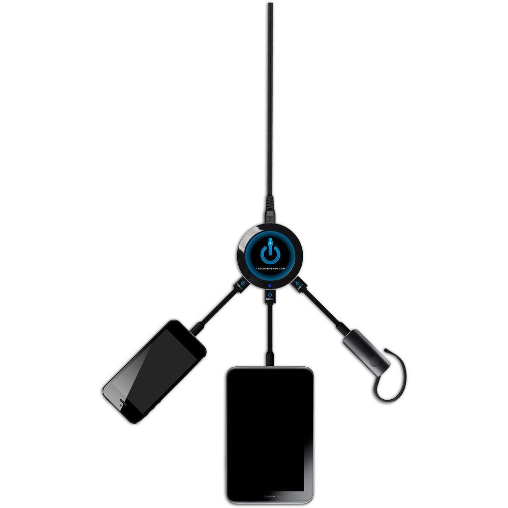 ChargeHub X3 3-Port Round USB Charging Station