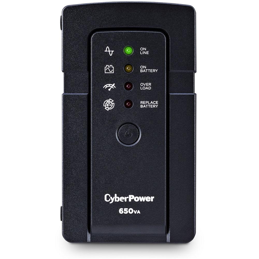 CyberPower 650Va 400W Standby Mini-Tower Ups For Kiosk-Pos With 6 Outlets, 480 Joules, USB Serial, and 5-Year W