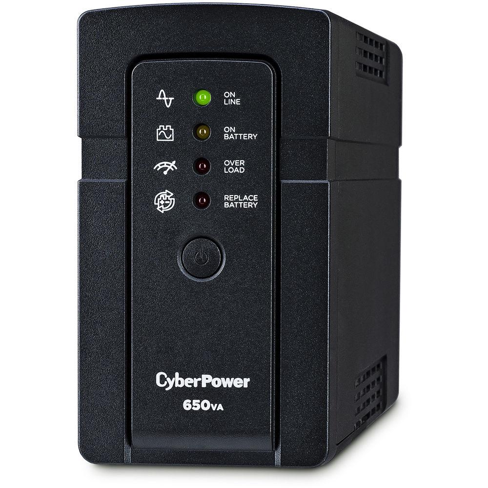 CyberPower 650Va 400W Standby Mini-Tower Ups For Kiosk-Pos With 6 Outlets, 480 Joules, USB Serial, and 5-Year W