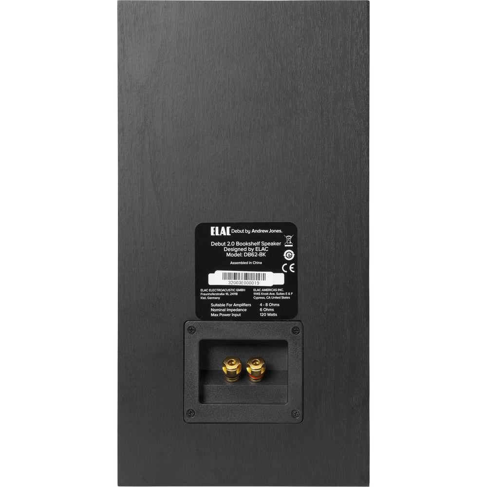 ELAC Debut 2.0 B6.2 2-Way Bookshelf Speakers