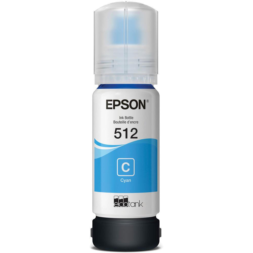 Epson T512 Cyan EcoTank Ink Bottle