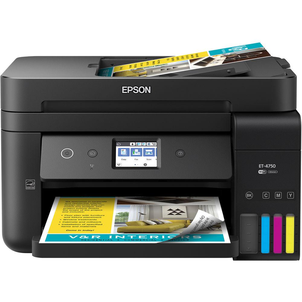 Epson WorkForce ET-4750 EcoTank All-In-One Inkjet Printer