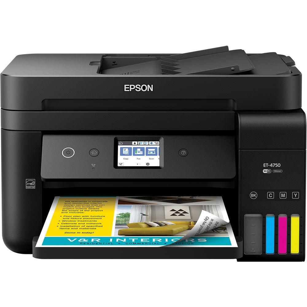 Epson WorkForce ET-4750 EcoTank All-In-One Inkjet Printer