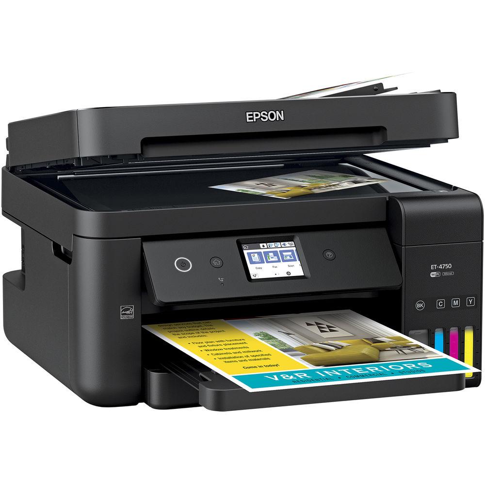 Epson WorkForce ET-4750 EcoTank All-In-One Inkjet Printer
