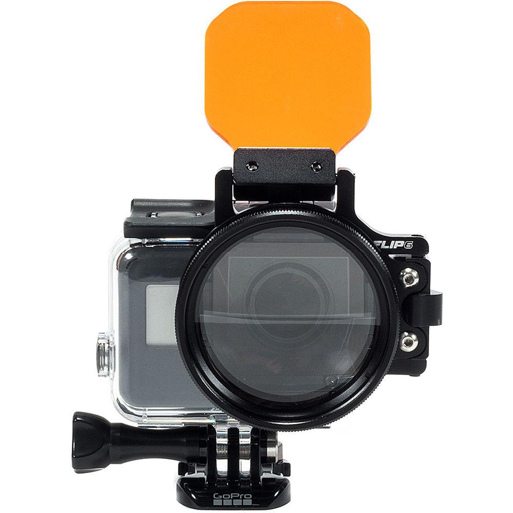 Flip Filters FLIP6 Pro Package with SHALLOW, DIVE & DEEP Filters & 15 MacroMate Mini Lens for GoPro 3, 3 , 4, 5, 6