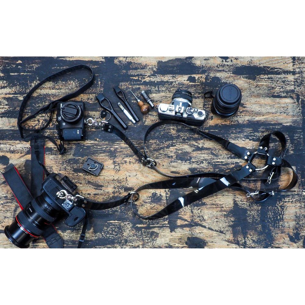 Funk Plus PVC Vinyl Ring Back Harness with 1.25" Wide Straps