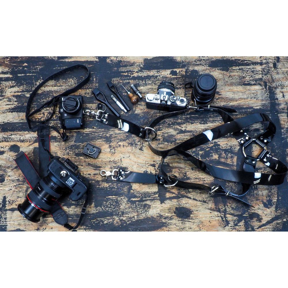 Funk Plus PVC Vinyl Ring Back Harness with 1.25" Wide Straps