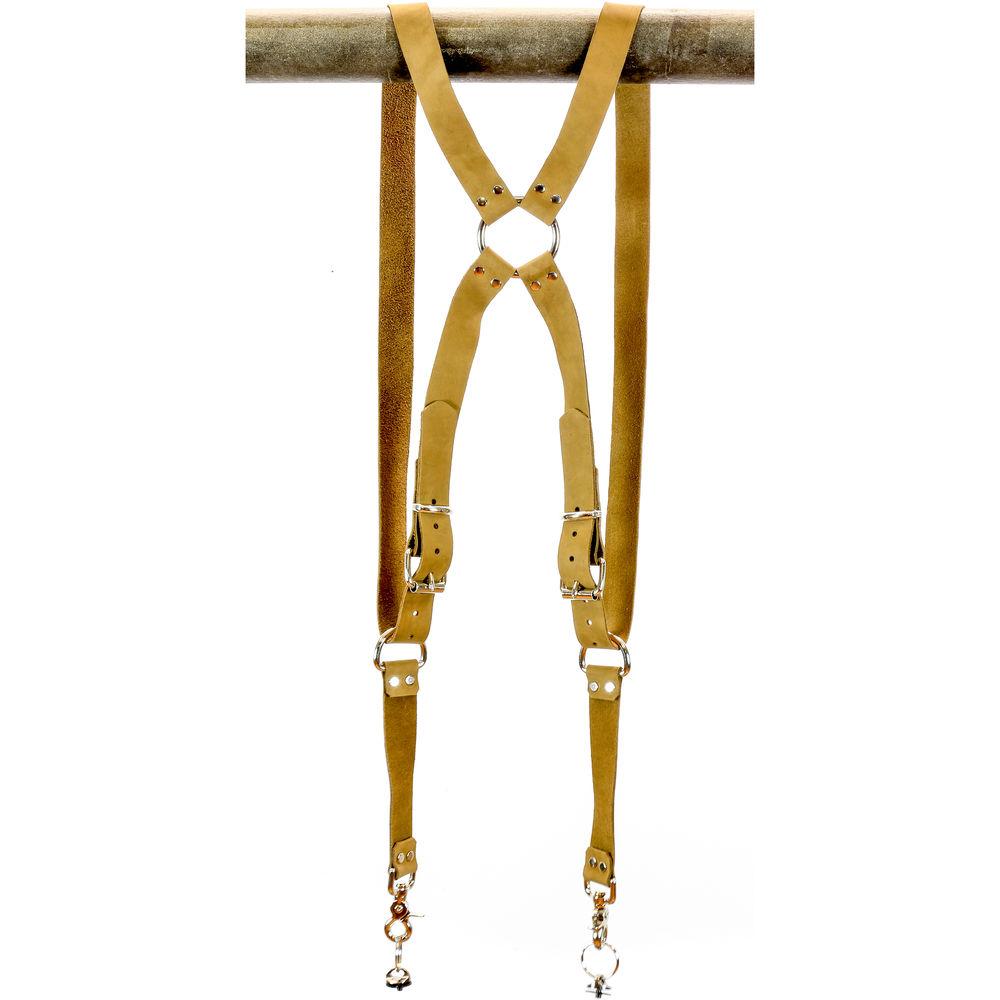 Funk Plus Suede Leather Ring Back Harness with 1.25" Wide Straps