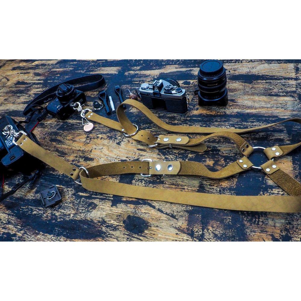 Funk Plus Suede Leather Ring Back Harness with 1.25" Wide Straps