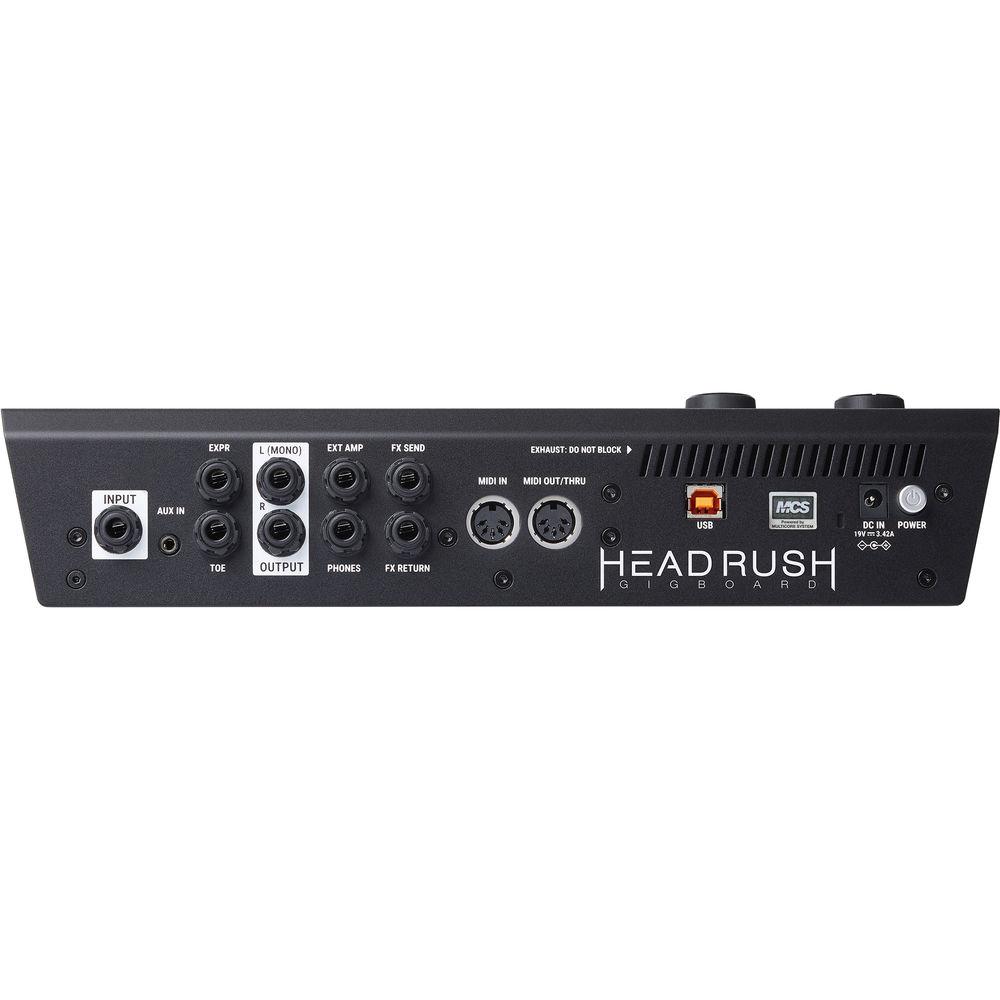 HeadRush Gigboard with Guitar Amplifier and Effects Modeling Processor, HeadRush, Gigboard, with, Guitar, Amplifier, Effects, Modeling, Processor