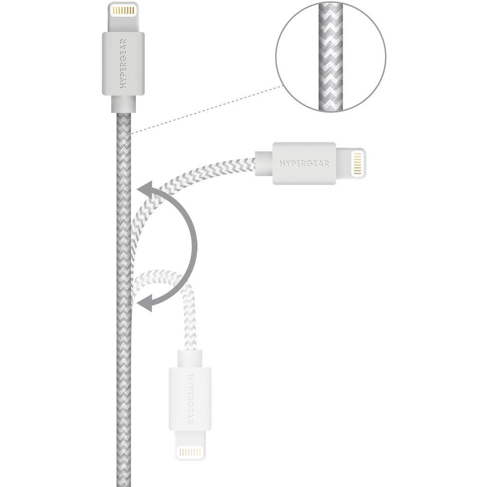 HyperGear MFi Lightning Charge & Sync Braided Cable