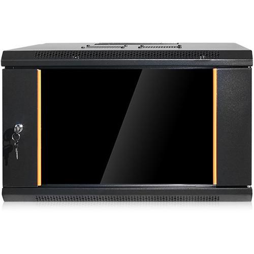 iStarUSA Claytek WMZ655-KBR1U Swing-Out Wallmount Server Cabinet with 1 RU Sliding Drawer