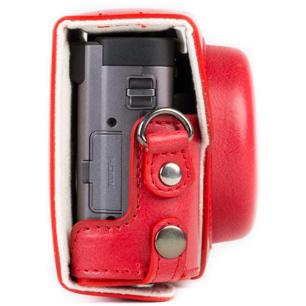 MegaGear Ever Ready Leather Camera Case for Panasonic LUMIX DC-ZS70 or DC-TZ90