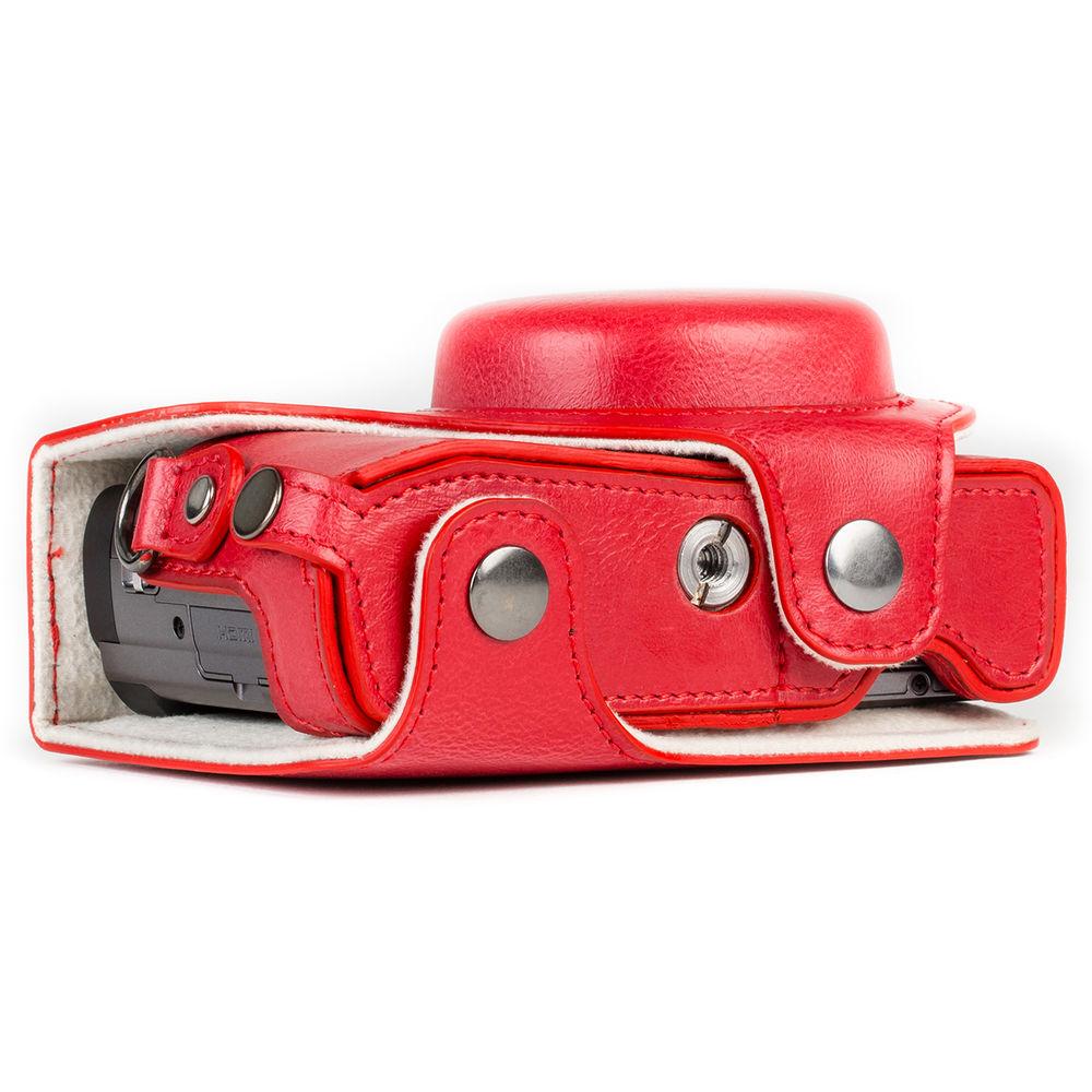 MegaGear Ever Ready Leather Camera Case for Panasonic LUMIX DC-ZS70 or DC-TZ90