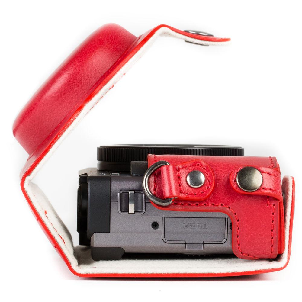 MegaGear Ever Ready Leather Camera Case for Panasonic LUMIX DC-ZS70 or DC-TZ90