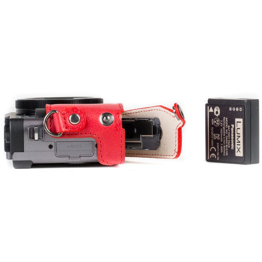 MegaGear Ever Ready Leather Camera Case for Panasonic LUMIX DC-ZS70 or DC-TZ90