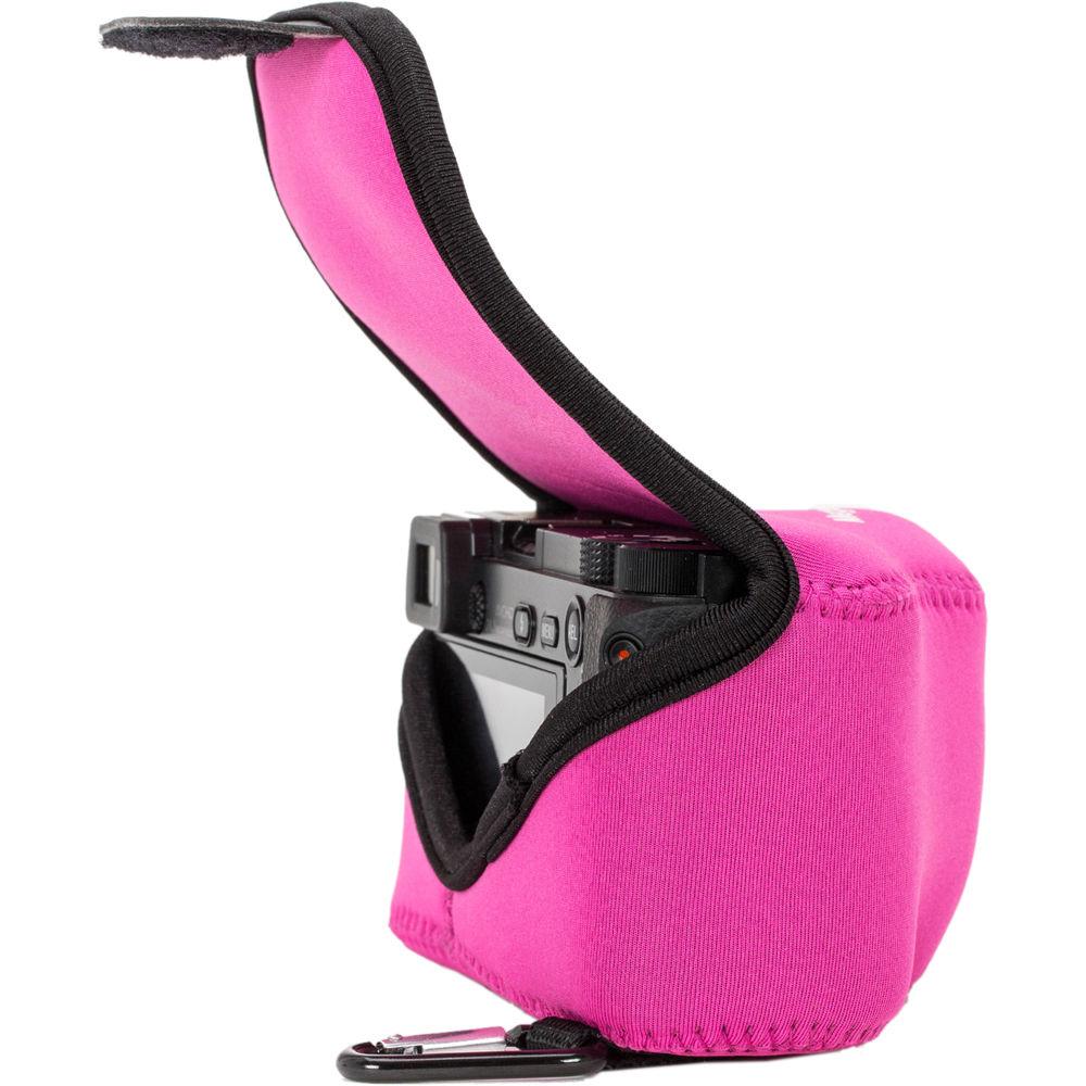 MegaGear Ultra-Light Neoprene Camera Case with Carabiner for Panasonic LUMIX DMC-LX100