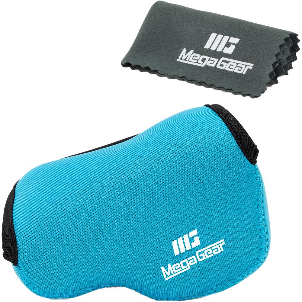 MegaGear Ultra-Light Neoprene Camera Case with Carabiner for Panasonic LUMIX DMC-LX100