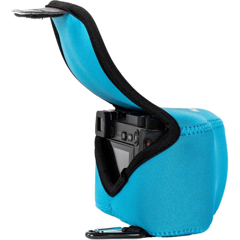 MegaGear Ultra-Light Neoprene Camera Case with Carabiner for Panasonic LUMIX DMC-LX100