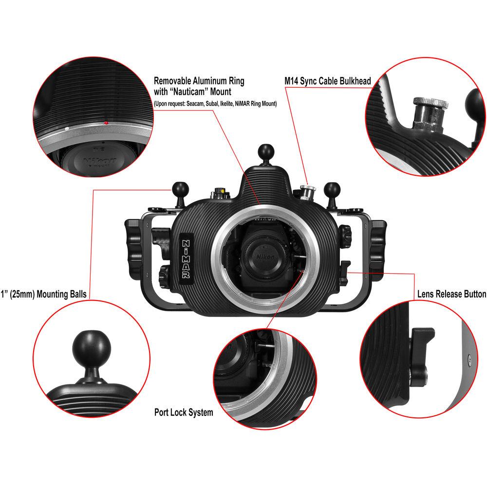 Nimar PRO Underwater Camera Housing for Nikon D500