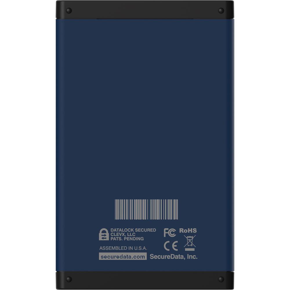 SecureData SecureDrive BT 1TB Encrypted SSD with Bluetooth Authentication