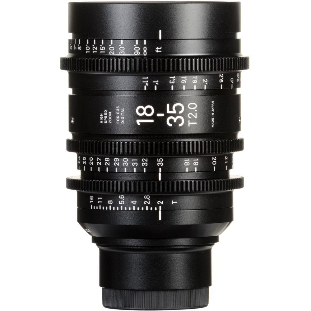 Sigma 18-35mm T2 Fully Luminous High-Speed Zoom Lens