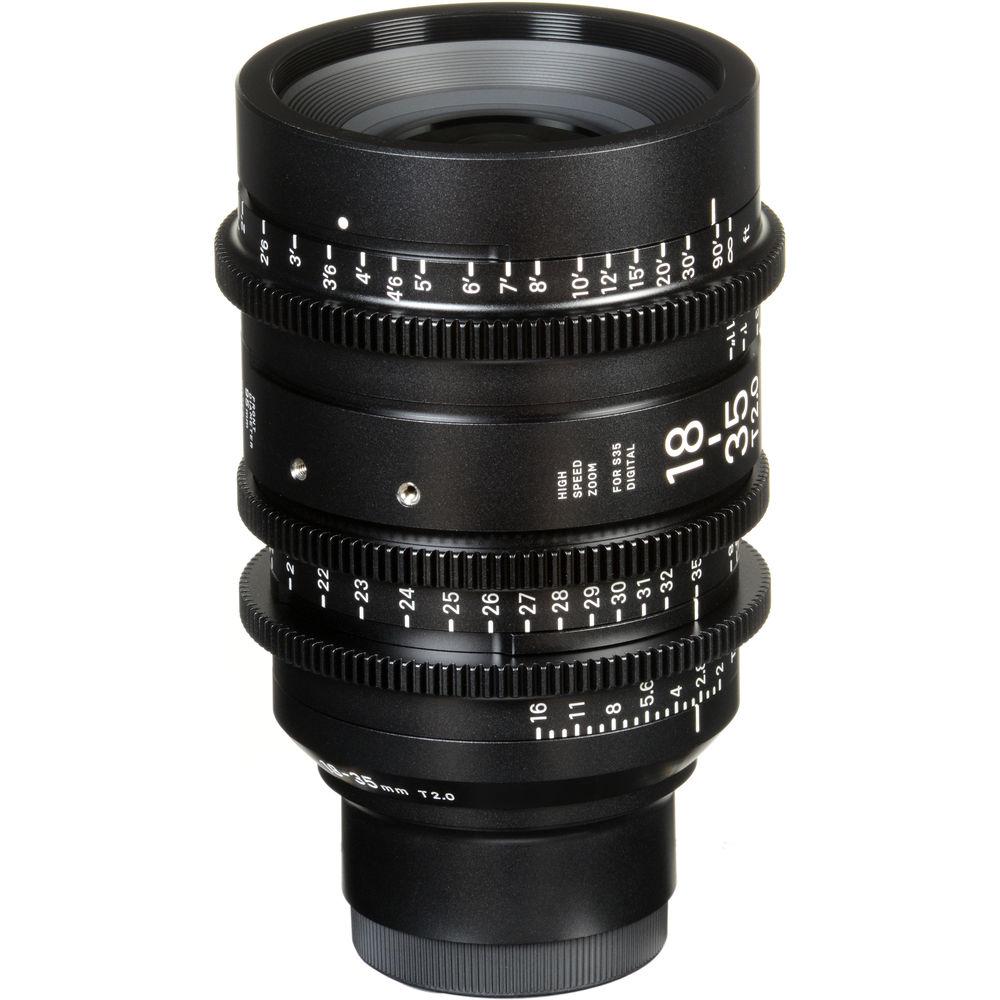 Sigma 18-35mm T2 Fully Luminous High-Speed Zoom Lens
