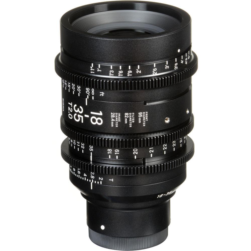 Sigma 18-35mm T2 Fully Luminous High-Speed Zoom Lens