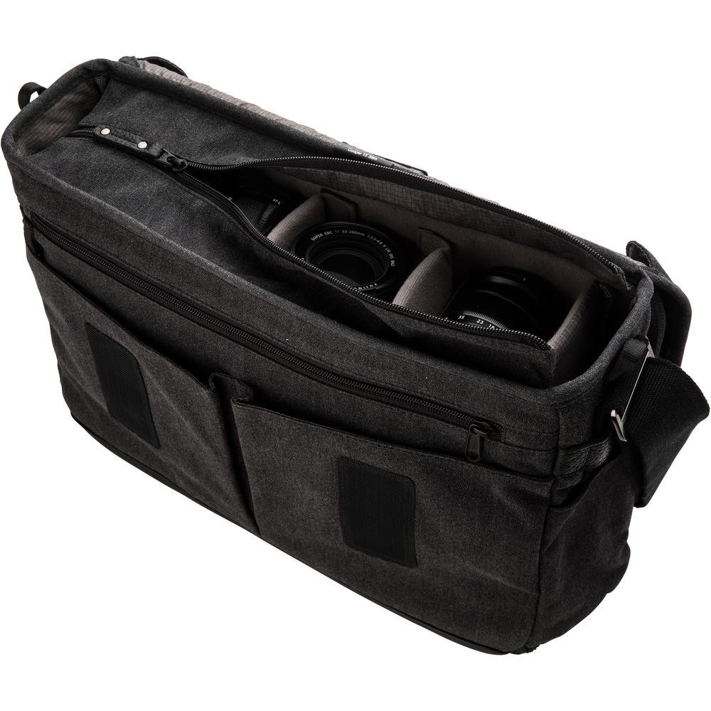 Tenba Cooper 15 Slim Messenger Bag with Leather Accents