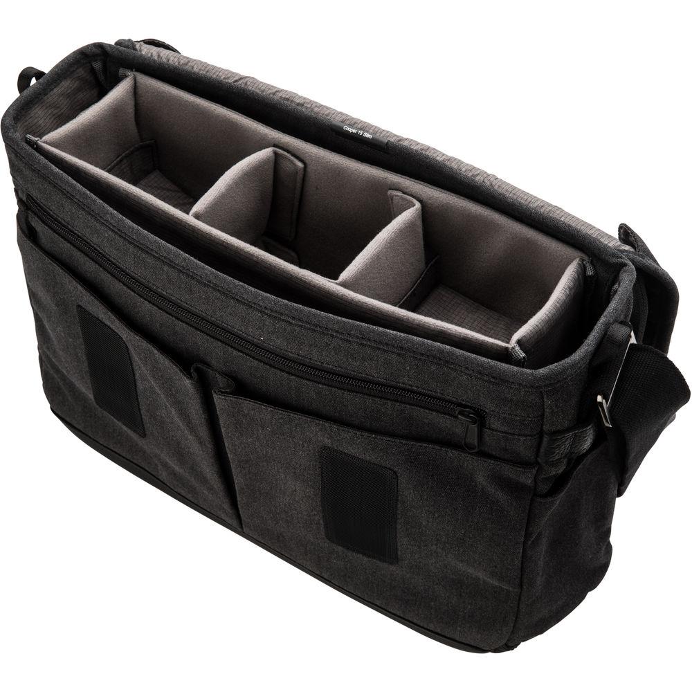 Tenba Cooper 15 Slim Messenger Bag with Leather Accents