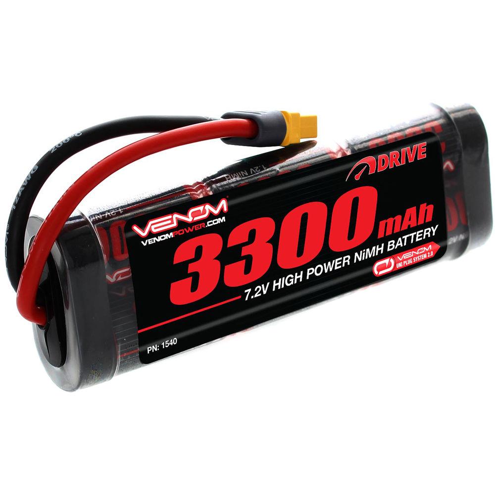 Venom Group Venom 7.2V 3300mAh 6 Cell NiMH Battery With Universal Plug System