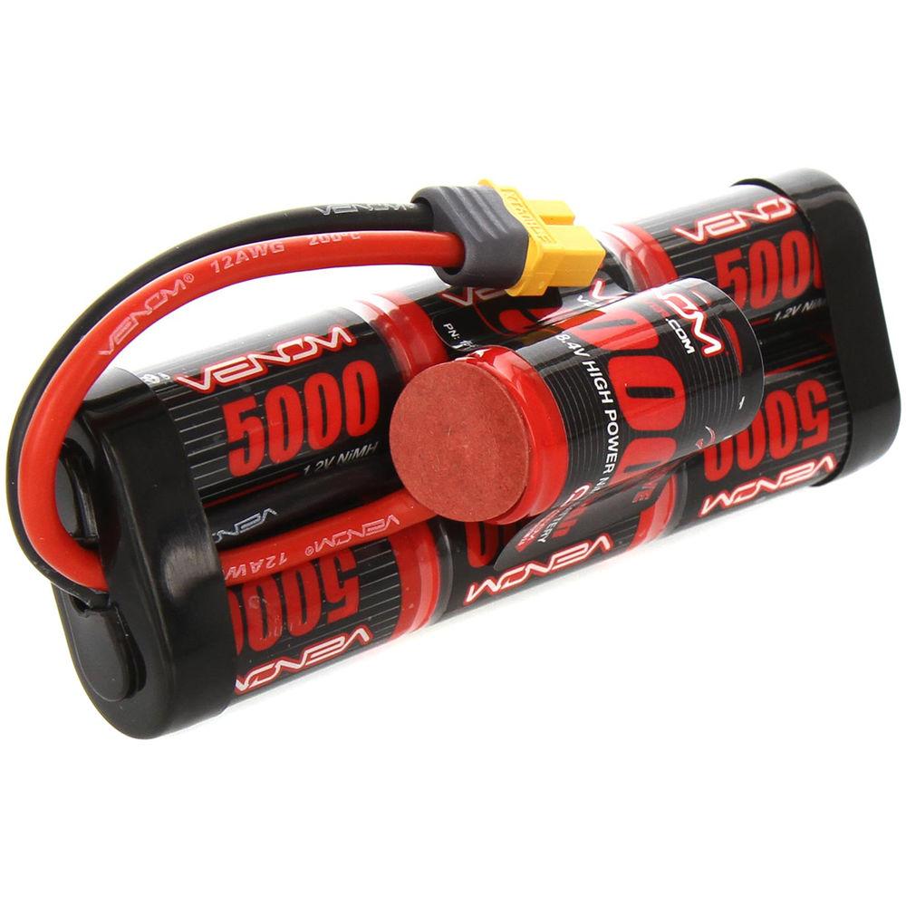 Venom Group Venom 8.4V 5000mAh 7 Cell Hump Pack NiMH Battery With Universal Plug System