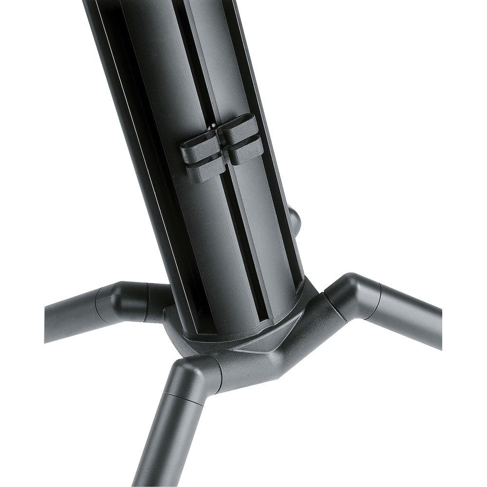 K&M 18860 Spider-Pro Double-Tier Keyboard Stand with Microphone Boom Connection and Tilt Action