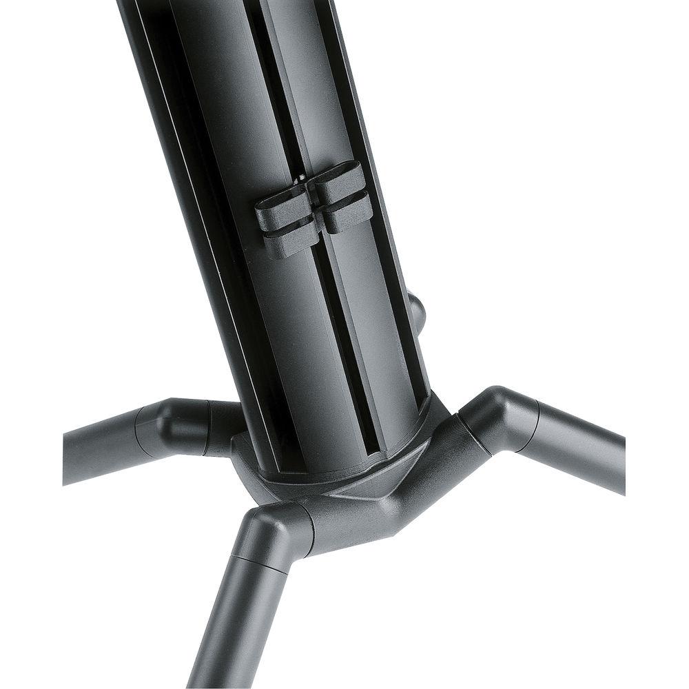 K&M 18860 Spider-Pro Double-Tier Keyboard Stand with Microphone Boom Connection and Tilt Action