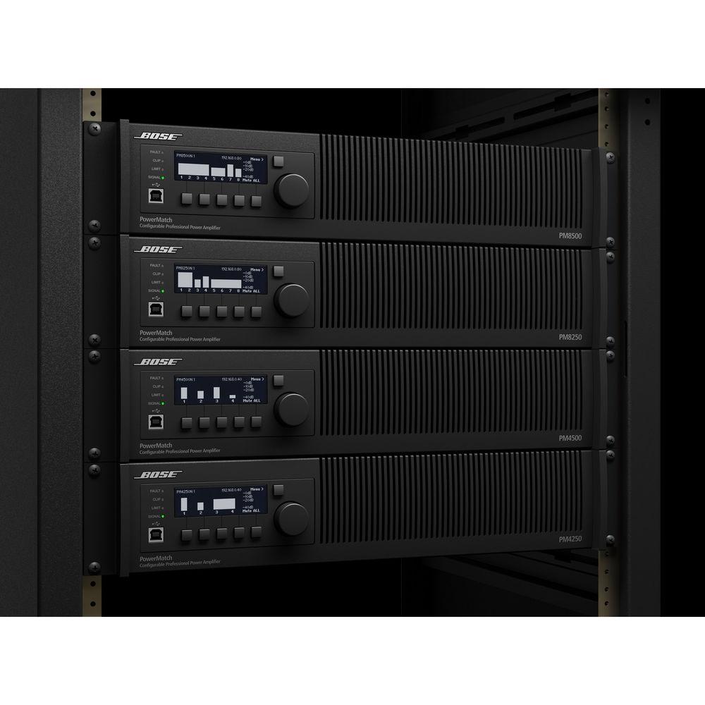 Bose Professional PowerMatch PM8500N Power Amplifier with Ethernet Network Control
