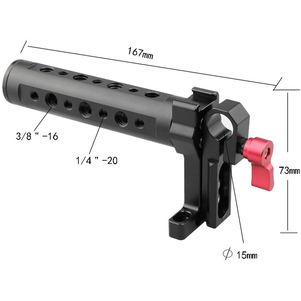 CAMVATE Top Cheese Handle with Rod Clamp for GH5, 5DMarkIII Camera
