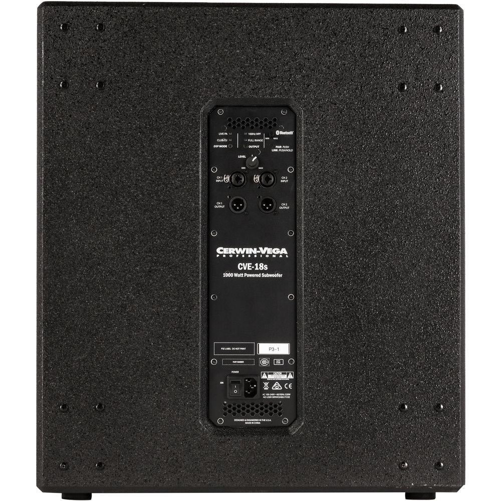 Cerwin-Vega CVE Series 18" Powered Subwoofer