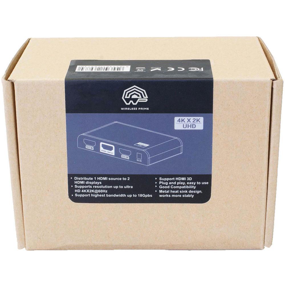 CINEGEARS Wireless Prime UHD 4K HDMI Two-Way Splitter