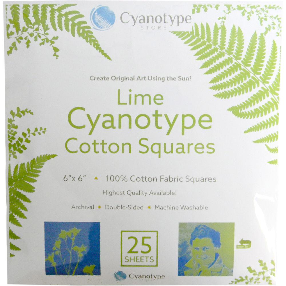 Cyanotype Store Cyanotype Cotton Squares - 6 x 6"