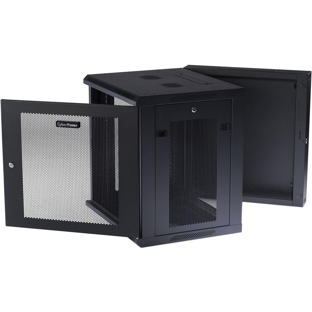 CyberPower CR12U51001 Carbon Series 12 RU Wall Mount Rack Enclosure