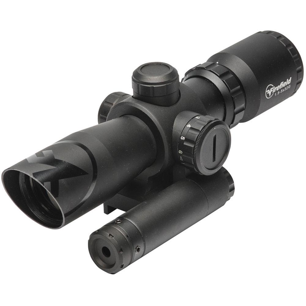 Firefield 1.5-5x32 Barrage Riflescope with Green Laser