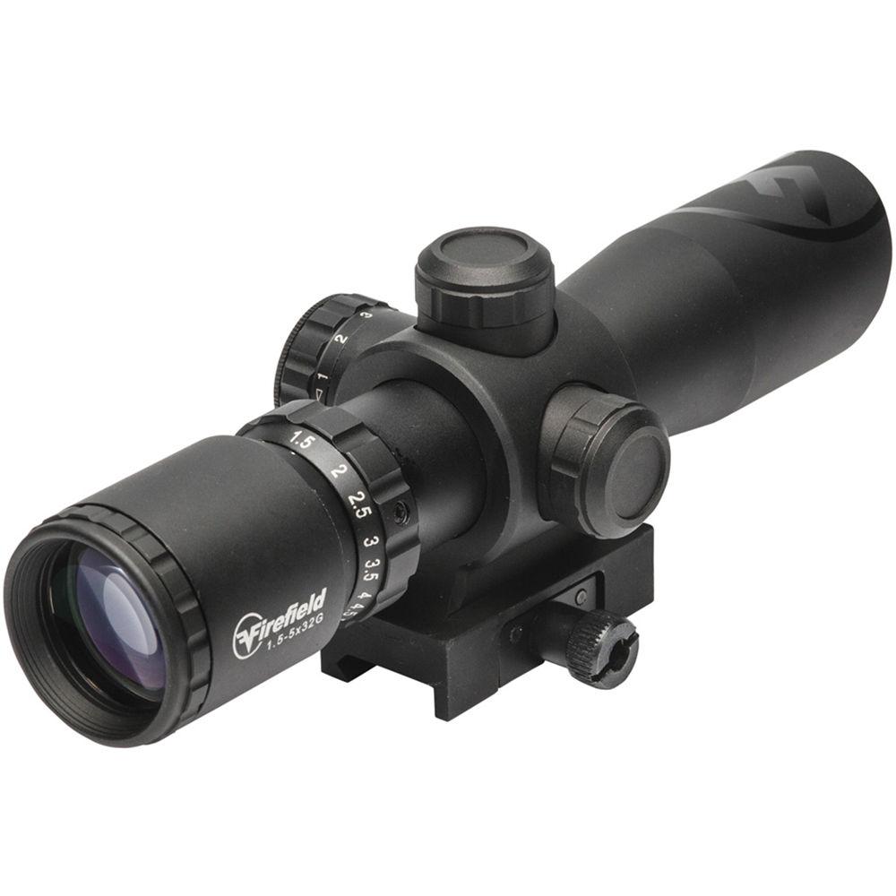 Firefield 1.5-5x32 Barrage Riflescope with Green Laser