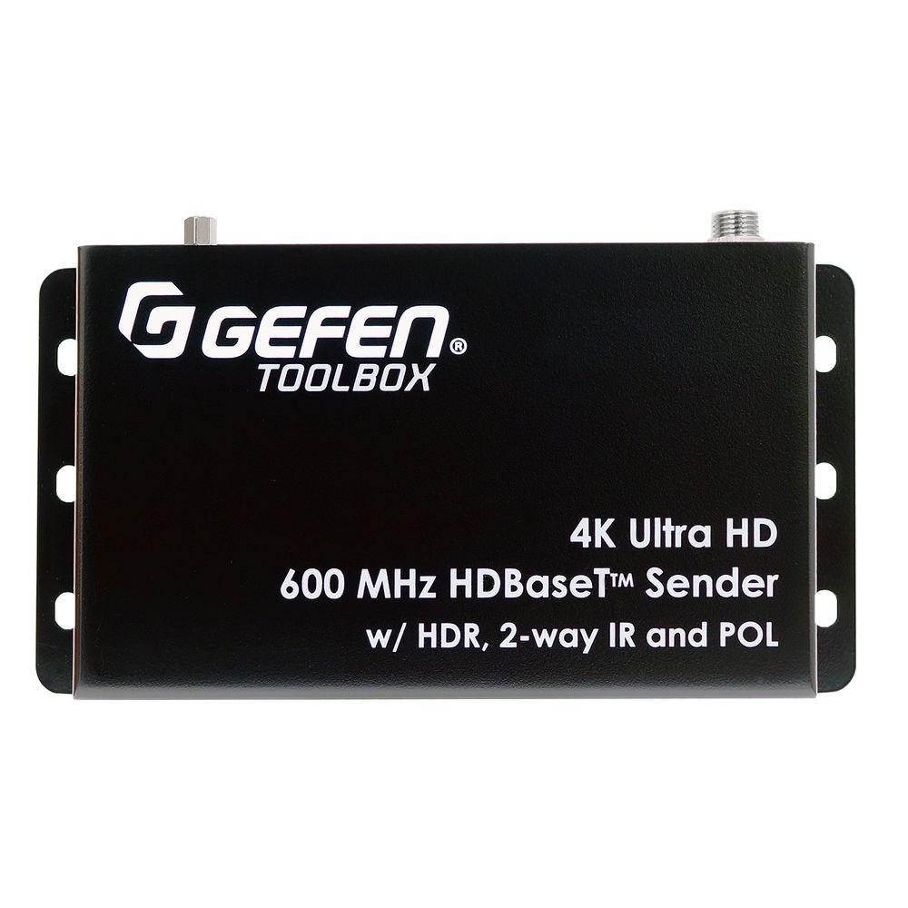 Gefen 4K Ultra HD 600 MHz HDBaseT Extender Set with HDR, 2-Way IR & PoL