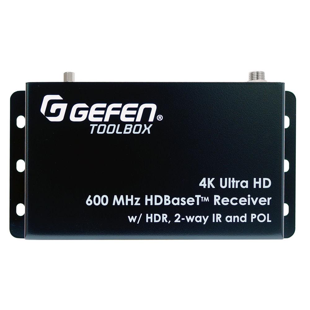 Gefen 4K Ultra HD 600 MHz HDBaseT Extender Set with HDR, 2-Way IR & PoL