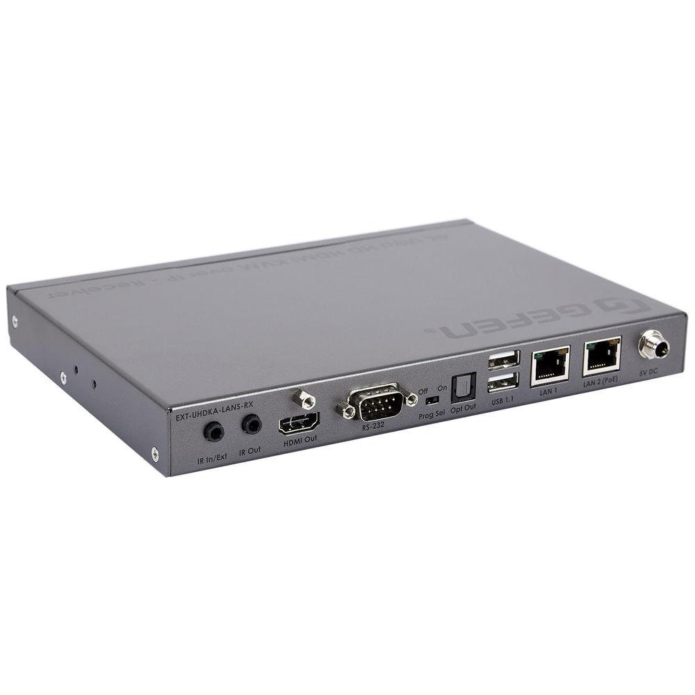Gefen EXT-UHDKA-LANS-RX 4K HDMI KVM over IP Receiver, Gefen, EXT-UHDKA-LANS-RX, 4K, HDMI, KVM, over, IP, Receiver