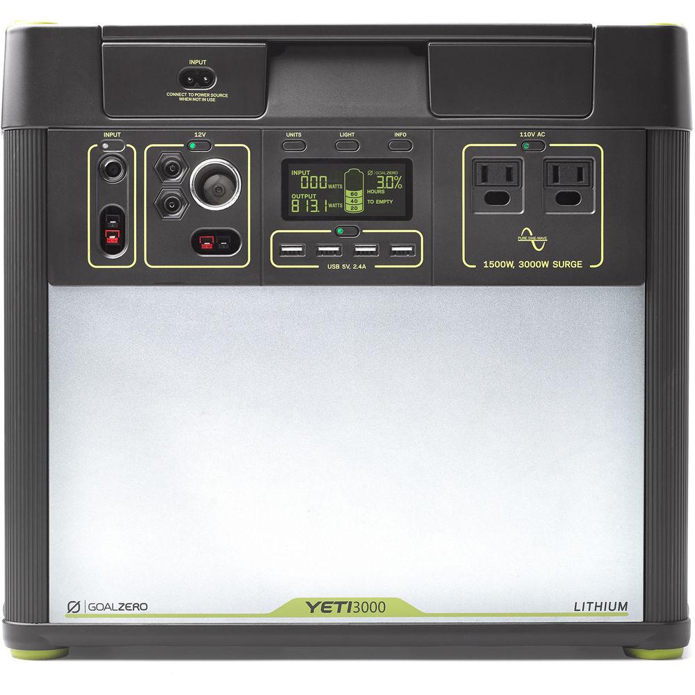 GOAL ZERO Yeti 3000 Lithium Portable Power Station
