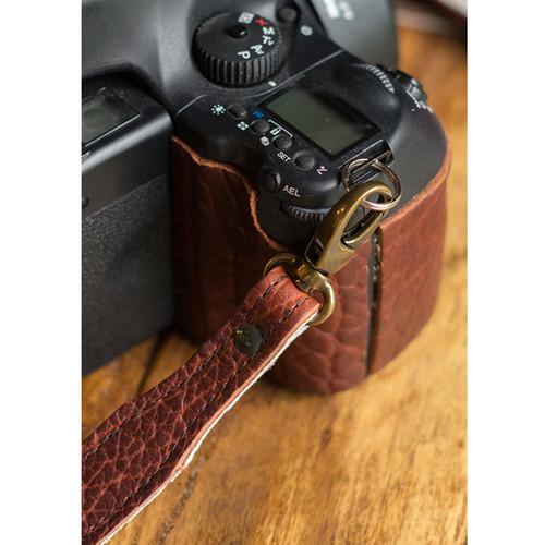 HoldFast Gear 52" Maven Classic American Bison Leather Camera Strap with Universal Clips