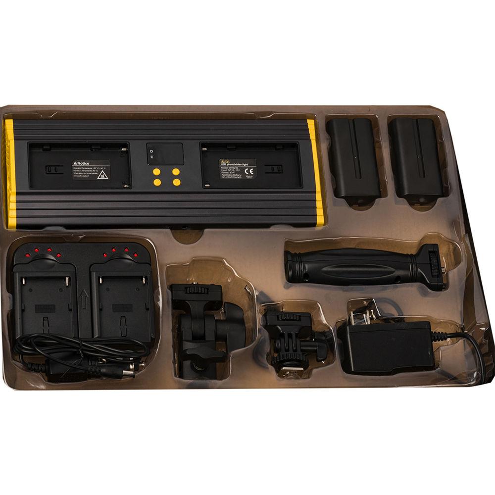 ikan Onyx Half x 1 Bi-Color 2-Point LED Light Kit