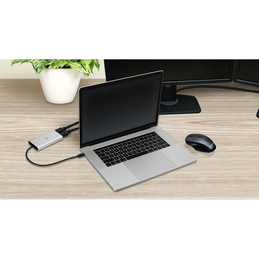 IOGEAR Thunderbolt 3 Male to Dual 4K HDMI Adapter Female